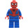 LEGO Spider-Man with Blue Legs and Dark Red Webbing Minifigure