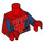 LEGO Spider-Man with Dark Blue Legs and Wide Red Chest Minifig Torso (973 / 88585)