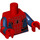 LEGO Spider-Man with Dark Blue Legs and Wide Red Chest Minifig Torso (973 / 88585)