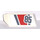 LEGO Spoiler with Handle with Stripes Red and Gray and 85 Sticker (98834)