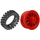 LEGO Spoked Rad mit Schwarz Reifen