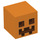 LEGO Platz Minifigure Kopf mit Minecraft Kürbis Carving (20054 / 28274)