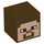 LEGO Square Minifigure Head with Minecraft Steve (20044 / 28266)
