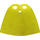 LEGO Standard Cape with Yellow Back with Regular Starched Texture (702)