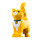 LEGO Standing Cat with Long Tail with Collar and White Chest (67805 / 80829)