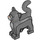 LEGO Standing Katze mit Lange Schwanz mit Grau Haar (80829 / 101399)