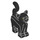 LEGO Standing Katze mit Lange Schwanz mit Green Augen und Grau Nose (80829 / 103938)
