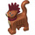 LEGO Standing Katze mit Mohawk, Collar und Bandage (49986)