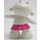 LEGO Standing Lamb with Pink Tutu Duplo Figure