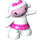 LEGO Standing Lamb with Pink Tutu Duplo Figure