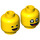 LEGO Stardust Benny Minifigure Head (Recessed Solid Stud) (3626 / 65675)