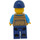 LEGO Station Cleaner (Dark Blå Keps) Minifigur