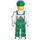 LEGO Station Mechanic with Green Overalls Minifigure