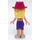 LEGO Stephanie - Magenta Hat Minifigur