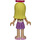 LEGO Stephanie, Medium Lavanda Falda Minifigura