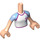 LEGO Stephanie Torso, with Football Shirt with number 7 Pattern (92456)