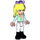 LEGO Stephanie, blanc Riding Pants Figurine