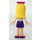 LEGO Stephanie with Magenta Top and White Jacket  Minifigure