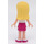 LEGO Stephanie met Wit Top met Circles en Sterren Minifiguur