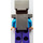 LEGO Steve with Dark Purple Legs with Flat Silver Helmet and Armor Minifigure