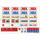 LEGO Sticker Sheet for Set 3432 / 3433 (45536)