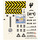 LEGO Autocollant Sheet for Set 7774 / 7775 (58840)