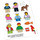 LEGO Autocollant Sheet - Lego Family Fenêtre Decals (850794)