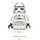 LEGO Stormtrooper (Chrome Srebro) Minifigurka