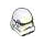 LEGO Stormtrooper Casque avec Sandtrooper Jaune Paterne (17867 / 36893)