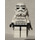 LEGO Stormtrooper med Sort Hoved Minifigur med prikket mundhjelm