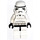 LEGO Stormtrooper med Svart Hode Minifigur med Solid Mouth-hjelm