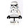 LEGO Stormtrooper avec Azur Foncé Casque Vents (Froncer les sourcils) Minifigurine