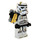 LEGO Stormtrooper met Oranje Pauldron, Re-Breather, Dirt Stains, Printed Hoofd minifiguur
