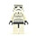 LEGO Stormtrooper with Plain Light Flesh Head Minifigure with Solid Mouth Helmet