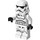 LEGO Stormtrooper with Shoulder Belts (Female) with Medium Brown Head Minifigure