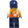 LEGO Stuntman Quad Driver with Blue Helmet Minifigure