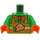 LEGO Stuntz Clown Minifig Torso (973 / 76382)