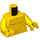 LEGO Sudsy Simon Naked Torso with Toy Duck Tattoo on Back (973 / 76382)