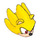 LEGO Super Sonic the Hedgehog Head (110121)