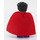 LEGO Superman with Red Eyes on Reverse and Stretchy Cape with Tousled Hair Minifigure