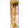 LEGO Support 2 x 2 x 10 Girder Triangular Vertical with Hazard Stripes Sticker (Type 4 - 3 Posts, 3 Sections) (95347)