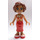 LEGO Susan, Red Long Skirt, Dark Red Vest Minifigure