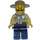 LEGO Swamp Politie Officer minifiguur met zwarte baard