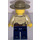 LEGO Swamp Politi - Officer, Skjorte, Mørkebrun Hat, Brun Skæg Minifigur