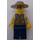 LEGO Swamp Poliisi jossa Tumma beige Sheriff Hattu Minihahmo