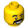 LEGO Taco Tuesday Guy Minifigure Head (Safety Stud) (3626 / 15917)