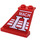 LEGO Staart 4 x 1 x 3 met &#039;MACH II&#039; Sticker (2340)