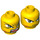 LEGO Takeshi Head (Safety Stud) (3626 / 54899)