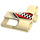 LEGO bronzer 3D Panneau 5 avec Checkered Stripe Autocollant (32527)