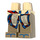 LEGO Beige Aloy Minifigure Hüften und Beine mit Dekoration (3815 / 72449)